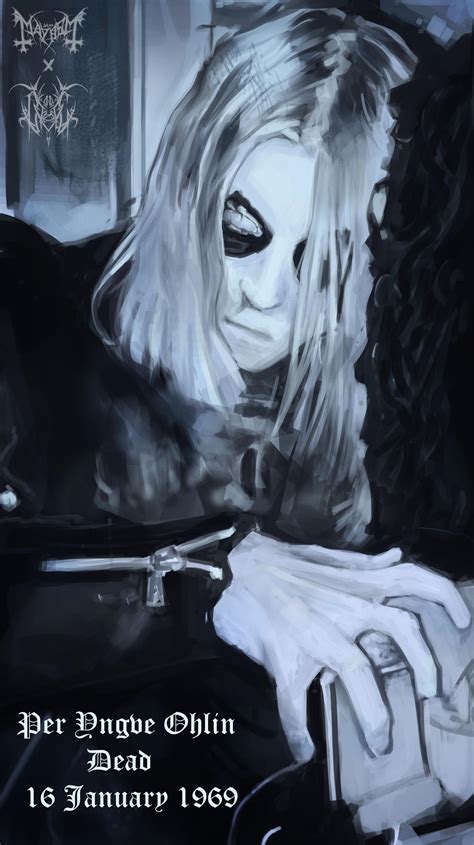 Mayhem Dead Per Yngve Ohlin Portrait By Dazzzel On Deviantart