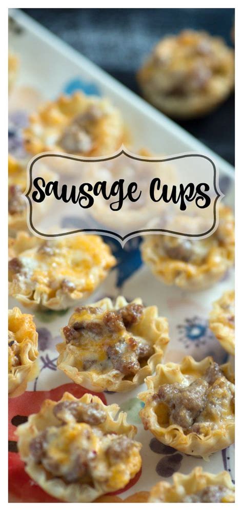 Sausage Phyllo Cups Great For Game Day Butter Baggage Recipe