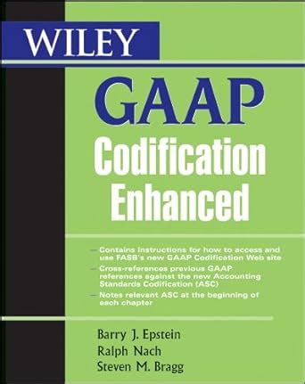 Amazon Wiley GAAP Codification Enhanced EBook Epstein Barry J