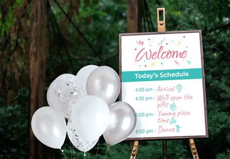 12 Outdoor Birthday Party Decor Ideas for Kids and Adults | Blog | Square Signs