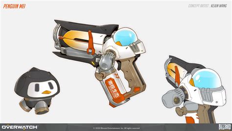 Mei Penguin Weapon Art Overwatch Art Gallery