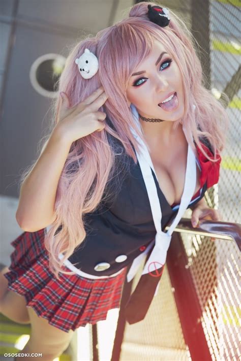 Junko Enoshima Dangan Ronpa Jessica Nigri Naked Cosplay Asian