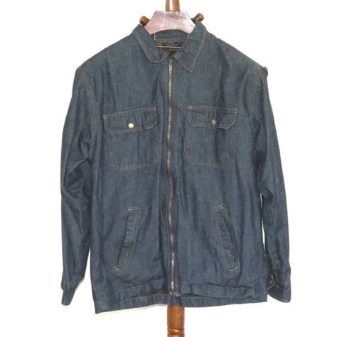 Haband Jackets And Coats Duke Haband Southwest Lined Denim Jacket