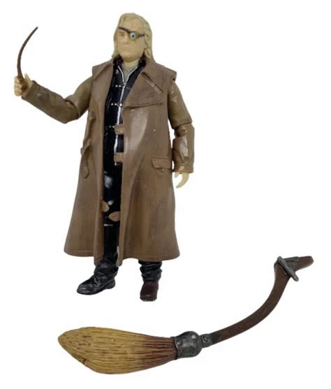 FIGURINE ARTICULÉE HARRY Potter Alastor Mad Eye Moody balai Neca