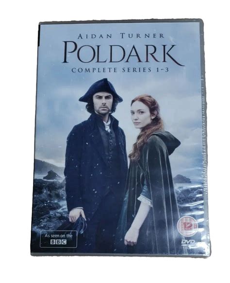 Poldark Complete Series 1 3 Dvd 2017 Aidan Turner 8 Disc Set 1550 Min