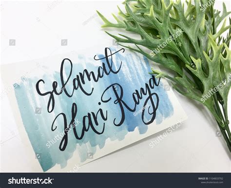 selamat hari raya typography images stock  vectors