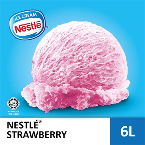 Nestle Ice Cream Tubs Nestlé Strawberry 6 Litre Ice Cream Tub 1 Tub