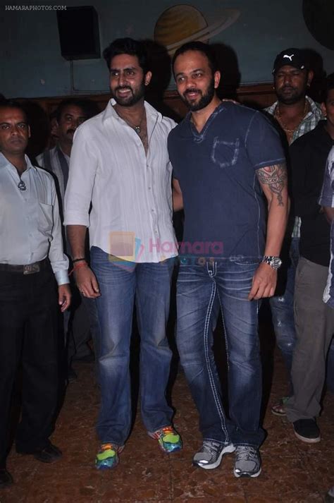 Abhishek Bachchan Rohit Shetty Meets Fans To Promote Bol Bachchan In