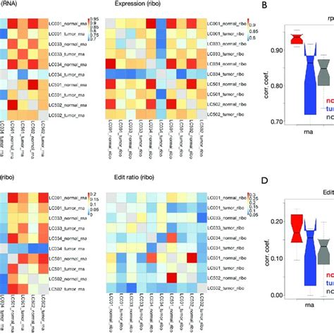 The Pairwise Spearman Correlation Among Each Sample A The Pairwise Download Scientific