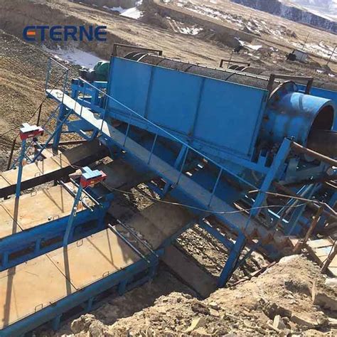 Gold Mining Ore Washing Trommel Wash Plant Rotary Screening Mineral