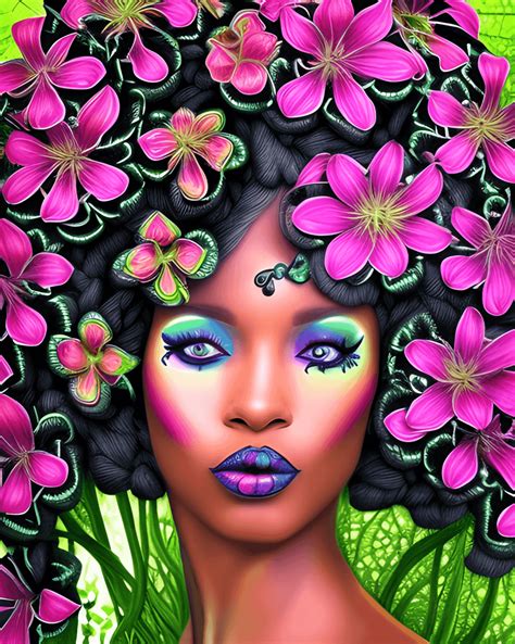 Garden Of Eden Black Princess · Creative Fabrica