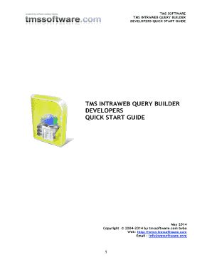 Fillable Online TMS IntraWeb Query Builder Quick Start Guide TMS