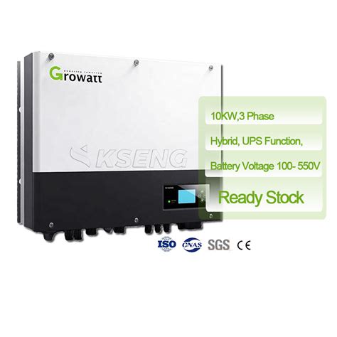 Growatt 10000W Sph 10000tl3 Bh DC To AC Inverter 3 Phase Hybrid Off