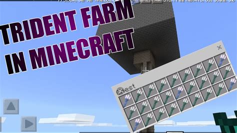 How To Make Unlimited Trident Farm In Minecraft 10 Trident In A Day