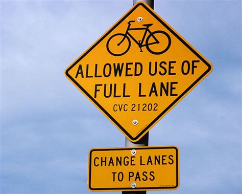 Bicycles Allowed Use Of Full Lane Sign Richard Drdul Flickr