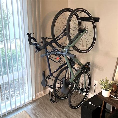 Bike Rack Garage Wall Mount Bicycles 2 Pack Storage System Vertical Bike Hook For Indoor Lupon