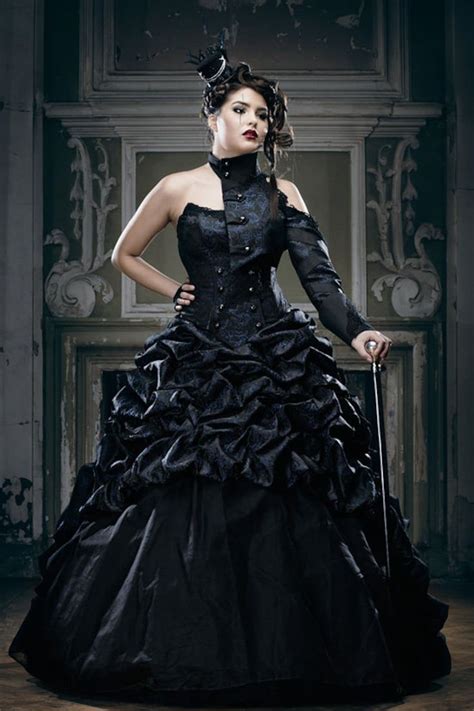 Black Gothic Ball Gowns