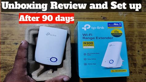 Tp Link Wifi Range Extender Unboxing Review Wifi Signal Booster Tp