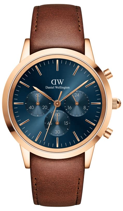 Daniel Wellington Iconic Chronograph 42 St Mawes Rg Arctic Sunray