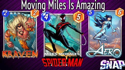 A Good Miles Morales Deck Data Scientist Deck Marvel Snap Gameplay