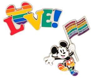 Mickey Mouse Pride Pin Set Disney Pride