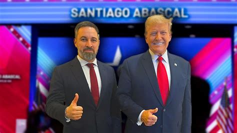 Donald Trump Saluda A Santiago Abascal En La Cpac Washington Youtube