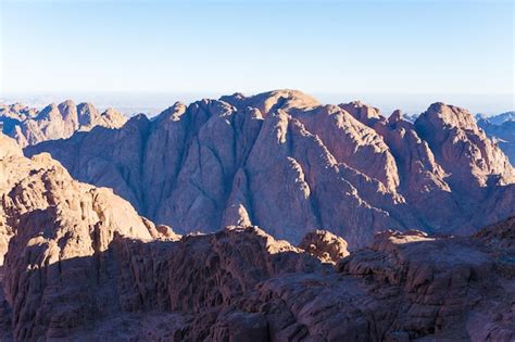 Premium Photo Amazing Sunrise At Sinai Mountain Beautiful Dawn In