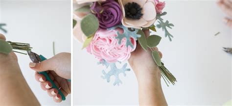 This Wedding Bouquet Is Made Entirely Of Felt Flowers