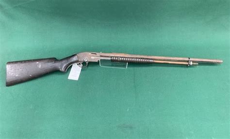 22 Savage Model 1914 Pump Action Blued Wood 23 Octagonal Barrel