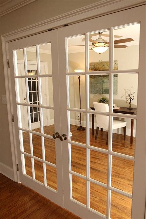 Living Room Interior French Doors Livingroom