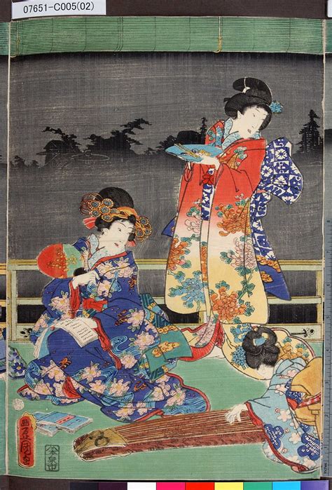 Utagawa Kunisada Tokyo Metro Library Ukiyo E Search