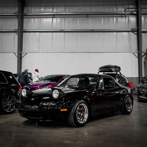 Black Mazda Miata At Cars And Culture Opener Benlevy