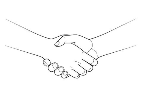 How To Draw A Handshake Step By Step Animeoutline Manga Tutorial