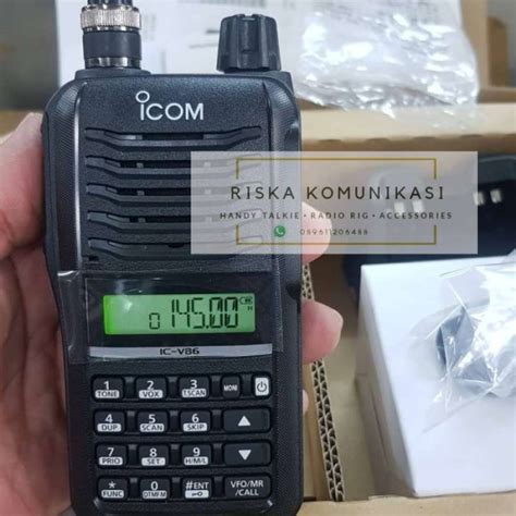 Jual HT ICOM IC V86 VHF Ori ICOM IC V86 ICV86 NEW VHF Di Seller Elekto