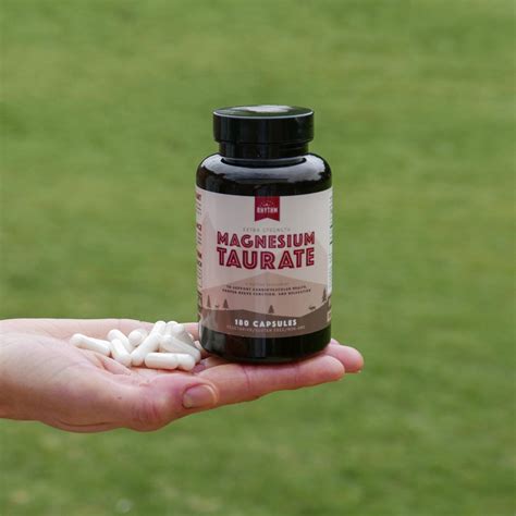 Magnesium Taurate - 750mg (150mg of Elemental Magnesium Taurate) for H ...