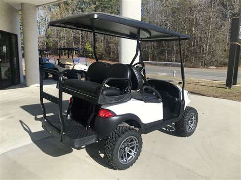 2018 Club Car 4 Pass Lifted Electric Pearl Phoenix Peebles Golf Cars