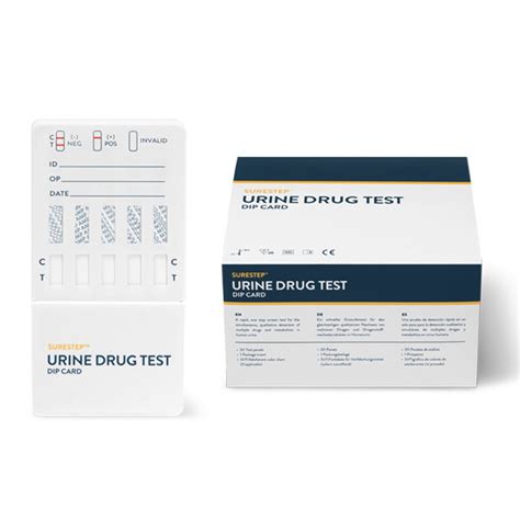 Surestep Urine Drug Test Dip Card