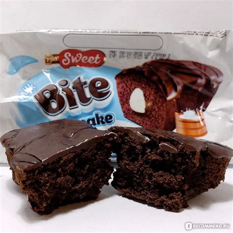 Бисквитный батончик Prosweet Milk Bite cake с молочной начинкой ...