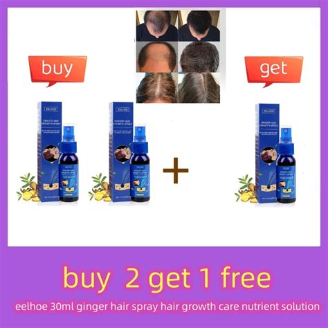 Eelhoe Ml Ginger Hair Spray Hair Growth Care Nutrient Solution