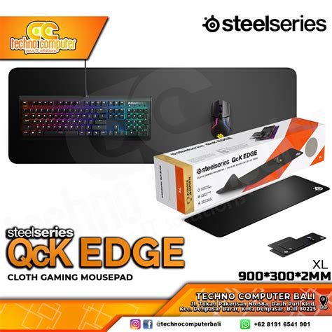 Mousepad Steelseries Qck Edge Xl 900 X 300 X 2 Mm Gaming Mousepad