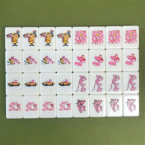 Seaside Escape Tile Game Pink Panther 33 Blocks X Large Mahjong For