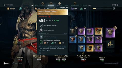 Assassins Creed Odyssey Legendary Armor Guide Gamers Heroes