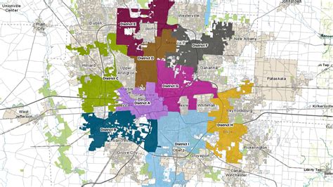 Columbus City Limits Map