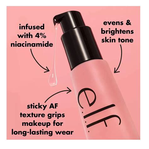 Power Grip Primer Niacinamide Elf Cosmetics Make Import