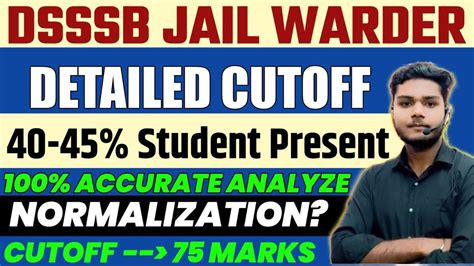 Dsssb Jail Warder Final Cut Off Dsssb Jail Warder Safe Score