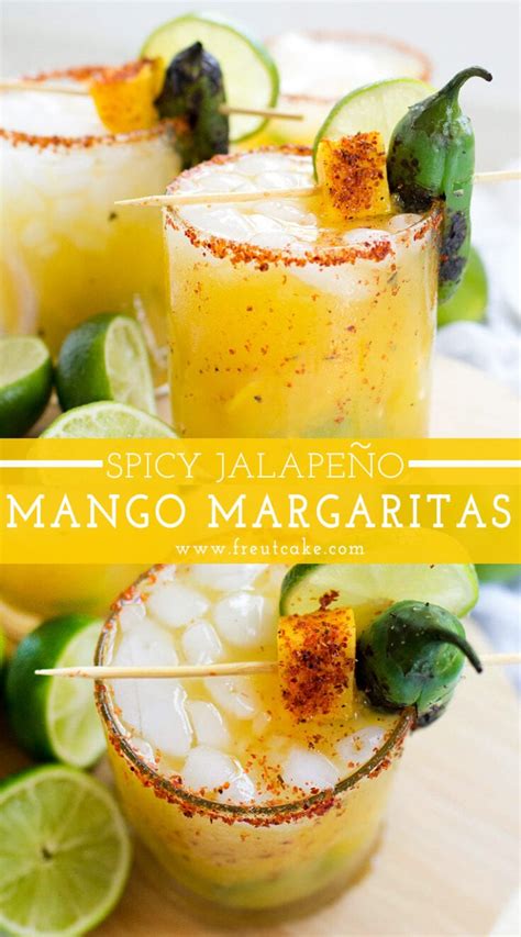 Delicious Spicy Mango Jalapeño Margarita • Freutcake