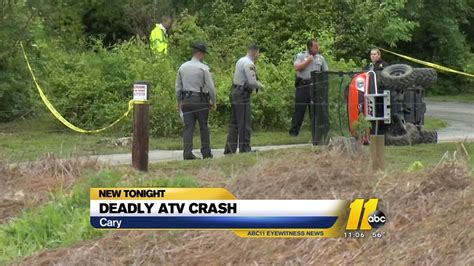 Man Killed In Atv Crash Near Apex