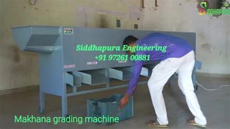 Semi Automatic Makhana Processing Grading Machine At Rs 155000 Piece In