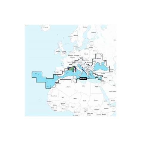 Cartografia Garmin Navionics Vision Mediterráneo y Mar Negro