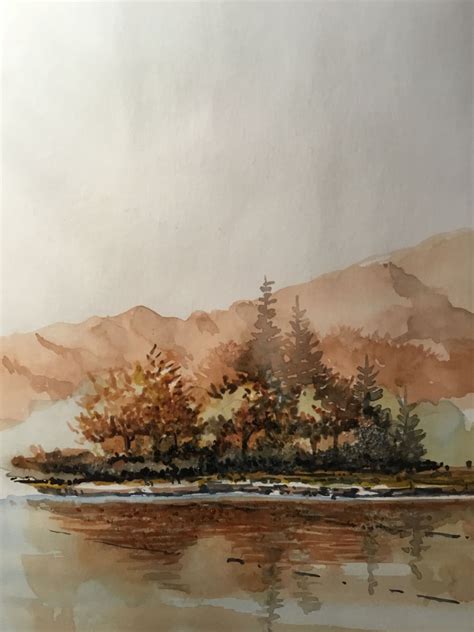 Hugues Bret aquarelle Pyrénées Aquarelle Hugues